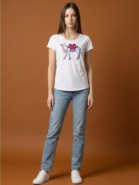 Loft camel print  Shirt
